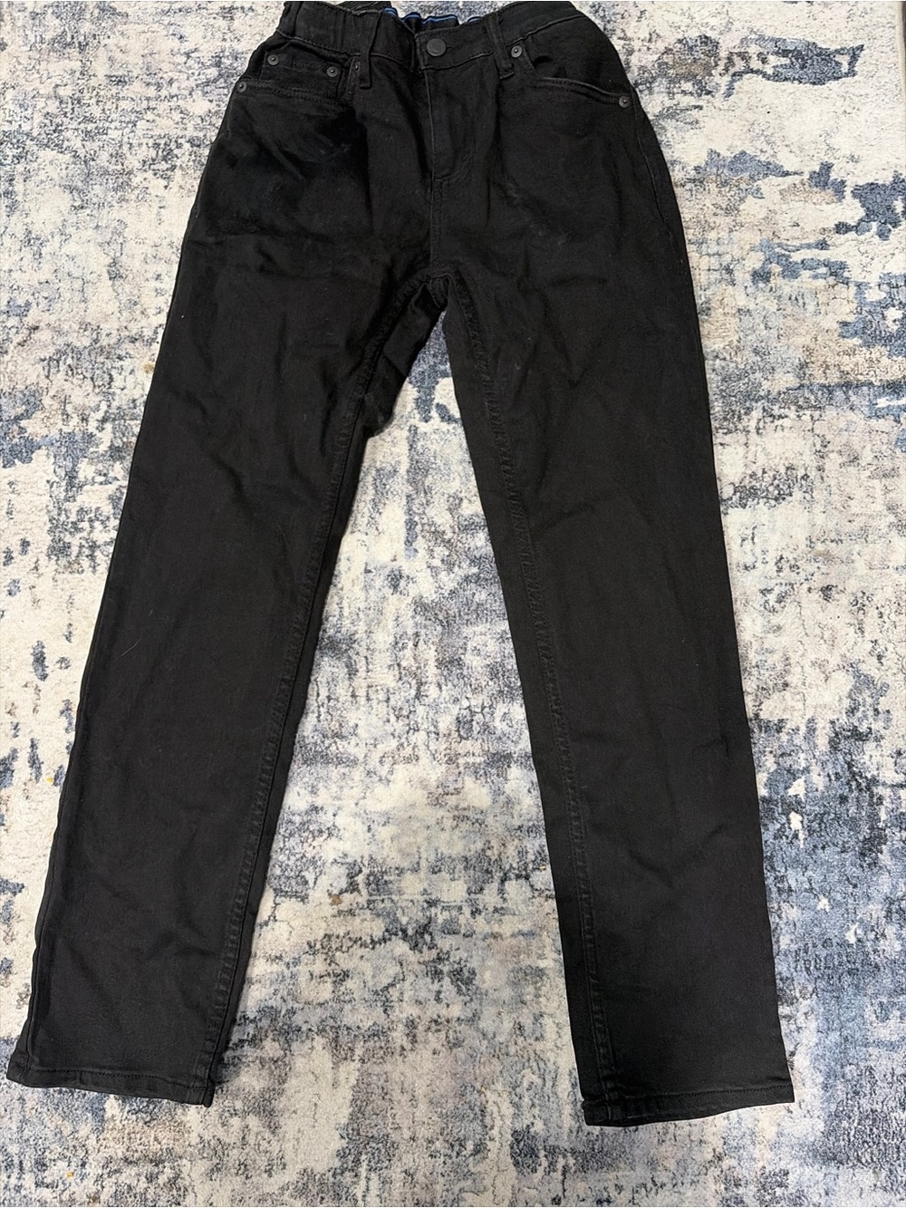 Levi's 502 Black Jeans - Boys Size 14 Regular - Adjustable Waist